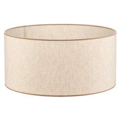 Lampeskærme ^ Duolla Lampeskærm Roller, ecru, jute, Ø 50 cm, højde 24 cm