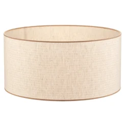 Lampeskærme ^ Duolla Lampeskærm Roller, ecru, jute, Ø 50 cm, højde 24 cm