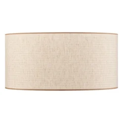 Lampeskærme ^ Duolla Lampeskærm Roller, ecru, jute, Ø 50 cm, højde 24 cm