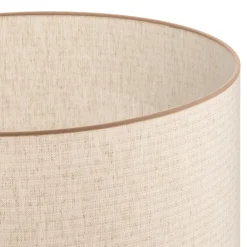 Lampeskærme ^ Duolla Lampeskærm Roller, ecru, jute, Ø 50 cm, højde 24 cm