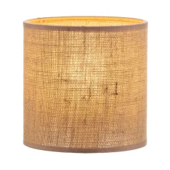 Duolla Lampeskærme > Lampeskærm Roller, lysebrun, Ø 15 cm, højde 15 cm