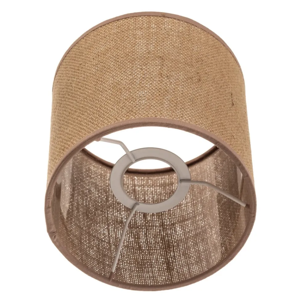 Duolla Lampeskærme > Lampeskærm Roller, lysebrun, Ø 15 cm, højde 15 cm