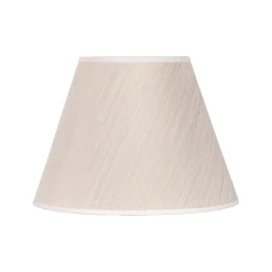 Lampeskærme ^ Duolla Lampeskærm Sofia Højde 21 cm, hvid/guldstrip