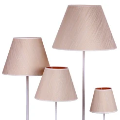 Lampeskærme ^ Duolla Lampeskærm Sofia Højde 21 cm, hvid/guldstrip