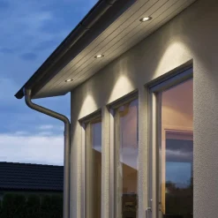 Konstsmide Udendørs Loftlamper > Lampe til indbygning i loftet, m. Power LED'er