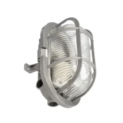 Væglamper ^ Deko-Light Lampe til vådrum Sotano Retro grå 19 x 12 cm IP44 plast