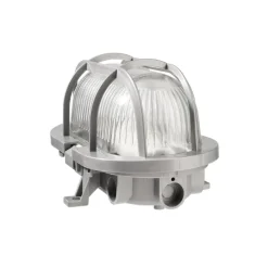 Væglamper ^ Deko-Light Lampe til vådrum Sotano Retro grå 19 x 12 cm IP44 plast