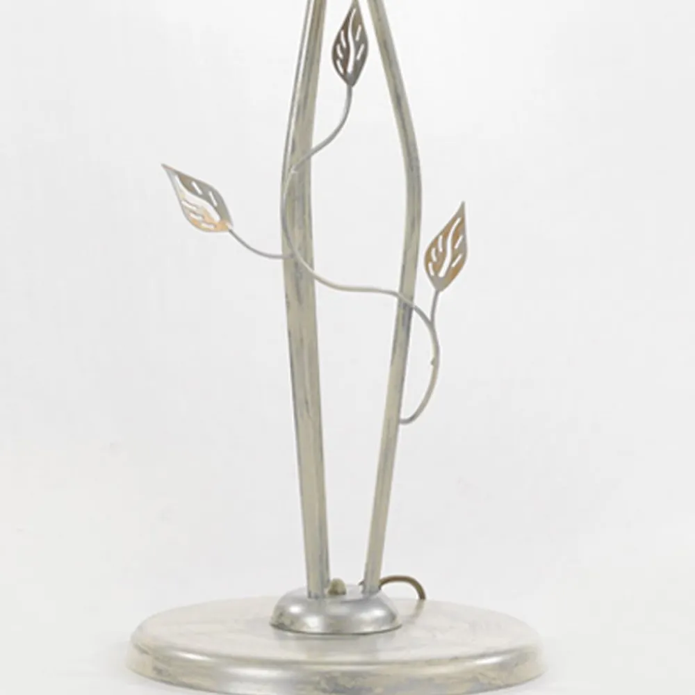 ONLI Gulvlamper|Gulvlamper > Lancia gulvlampe, elfenbensfarvet, 3 lyskilder, jern, glas