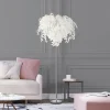 Reality Leuchten Gulvlamper|Gulvlamper > Leavy gulvlampe, højde 180 cm, krom/hvid, metal/plast