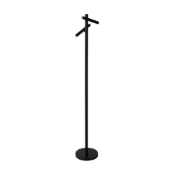 Gulvlamper|Gulvlamper ^ Searchlight LED-akku-gulvlampe 10460BK, sort, højde 127 cm, CCT 2 lyskilder