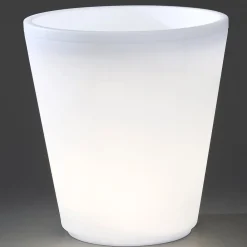 Konstsmide Dekorationsbelysning|Terrassebelysning > LED-blomsterkrukke Assisi oplyst Ø 37 cm