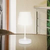 Briloner Dekorationsbelysning|Bordlamper > LED-bordlampe Campi, genopladeligt batteri, dæmpbar, hvid