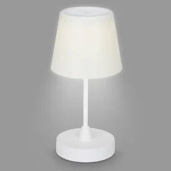 Briloner Dekorationsbelysning|Bordlamper > LED-bordlampe Campi, genopladeligt batteri, dæmpbar, hvid