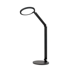 ORION Arbejdsrum/Kontor > LED-bordlampe Fati, sort, højde 60 cm, aluminium, dæmper
