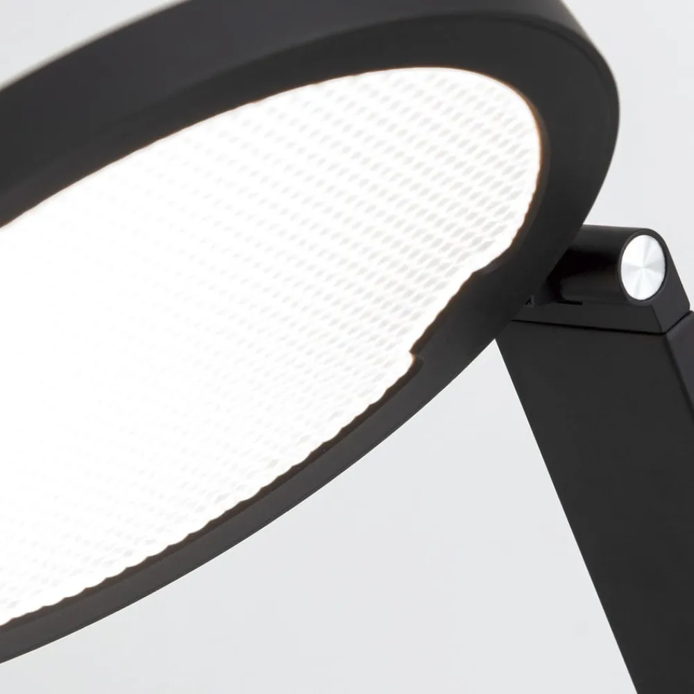 ORION Arbejdsrum/Kontor > LED-bordlampe Fati, sort, højde 60 cm, aluminium, dæmper