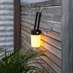 Dekorationsbelysning|Terrassebelysning ^ STAR TRADING LED-bordlampe Flame Lantern, bærbar, batteri