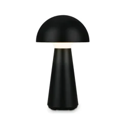 Dekorationsbelysning|Terrassebelysning ^ Briloner LED-bordlampe Fungo, genopladelig, sort