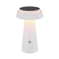 Dekorationsbelysning|Solcellelamper ^ Globo LED-bordlampe 36624, hvid, genopladeligt batteri, CCT, IP54, dæmpbar