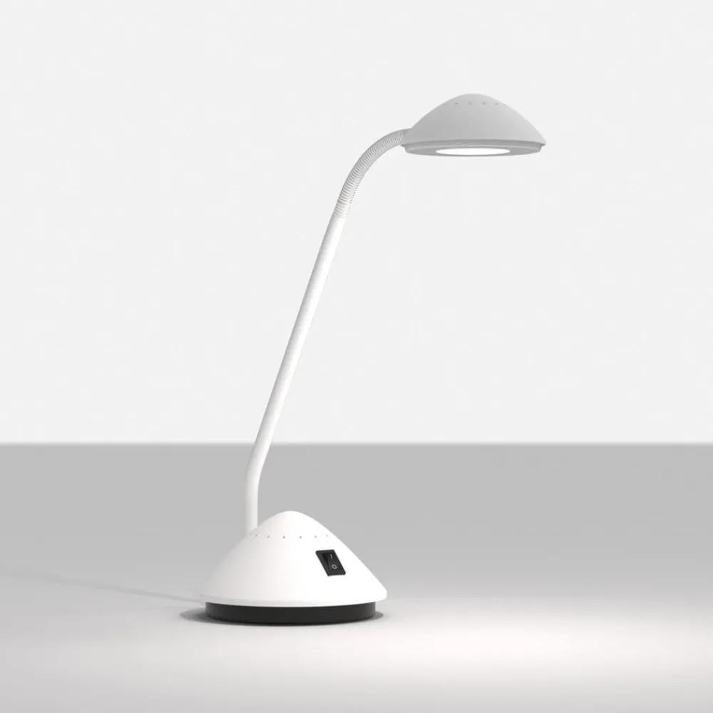 Maul Bordlamper > LED-bordlampe arc, hvid, højde 38 cm, fleksibel