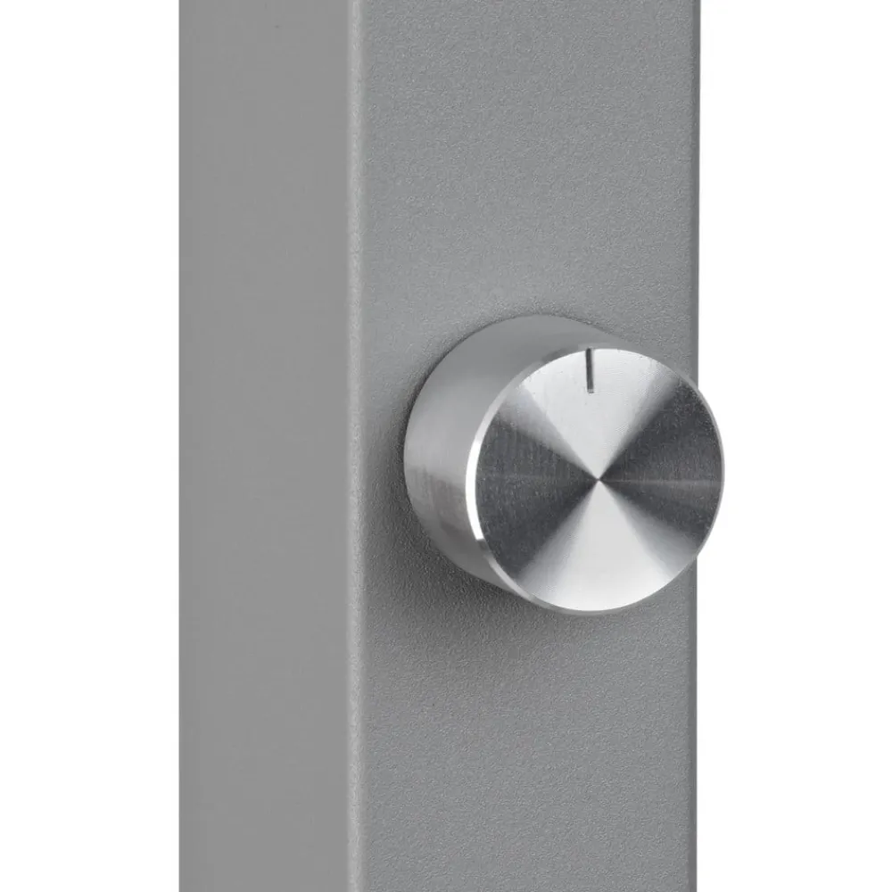 Arbejdsrum/Kontor ^ Maul LED-bordlampe javal, sølv, 120 cm, dæmpbar, klemmefod