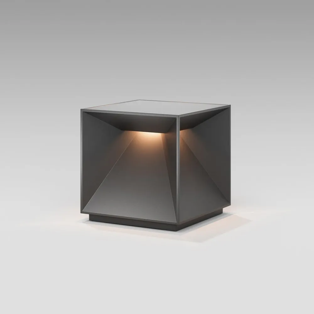 Sigor Dekorationsbelysning|Terrassebelysning > LED-bordlampe med batteri Nutalis, grafitgrå, IP54, dæmpbar