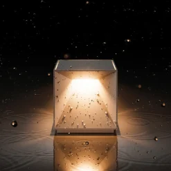 Sigor Dekorationsbelysning|Terrassebelysning > LED-bordlampe med batteri Nutalis, grafitgrå, IP54, dæmpbar