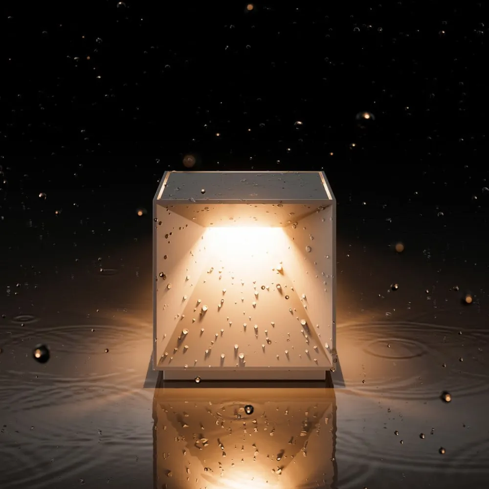 Sigor Dekorationsbelysning|Terrassebelysning > LED-bordlampe med batteri Nutalis, grafitgrå, IP54, dæmpbar