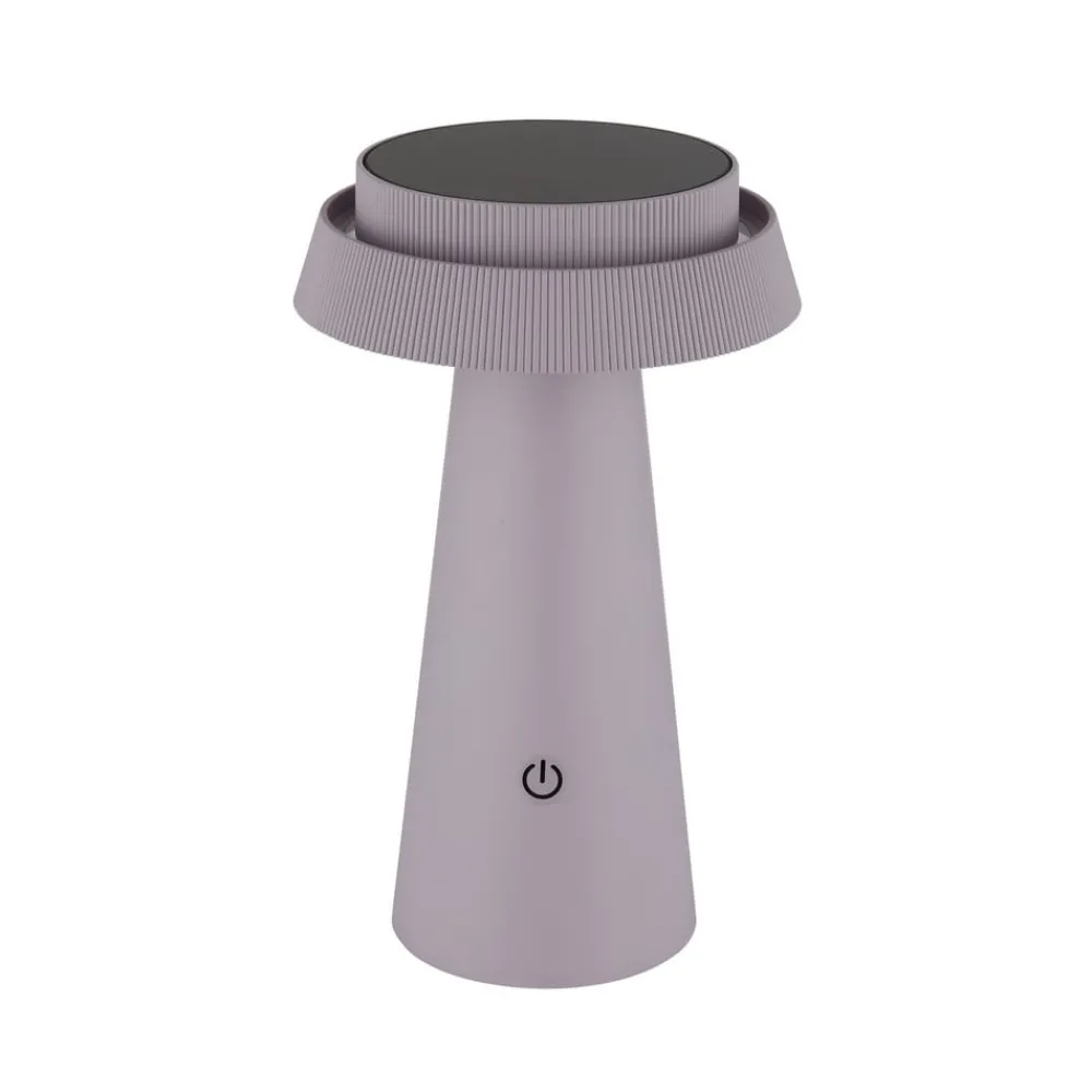 Globo Solcellelamper > LED-bordlampe 36624, pink, genopladeligt batteri, CCT, IP54, dæmpbar