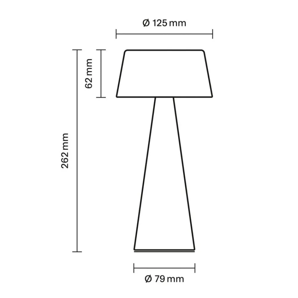 Dekorationsbelysning|Solcellelamper ^ Sigor LED-bordlampe Solino, hvid, solcelle/USB, 26 cm, IP44