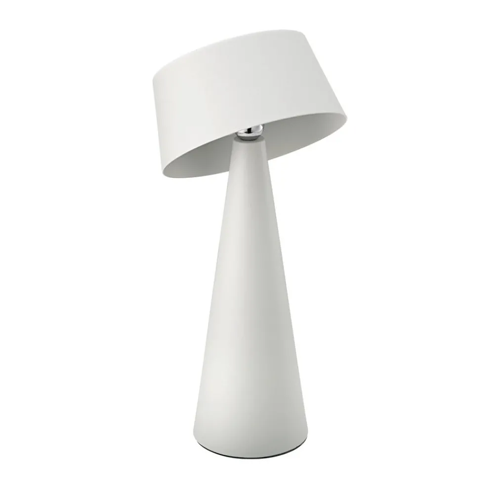 Dekorationsbelysning|Solcellelamper ^ Sigor LED-bordlampe Solino, hvid, solcelle/USB, 26 cm, IP44