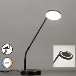 FISCHER & HONSEL Bordlamper > LED-bordlampe Sorento, sandfarvet, højde 48 cm, CCT dæmpbar