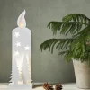 STAR TRADING Julepynt > LED-dekorationslys Grandy, stearinlys og grantræer, 50 cm