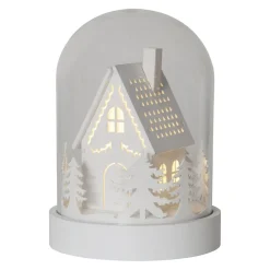 STAR TRADING Julepynt > LED dekorationslys Kupol hus, hvid
