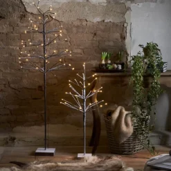 STAR TRADING Dekorationsbelysning > LED-dekorationstræ Snefrosttræ IP20 Højde 90 cm