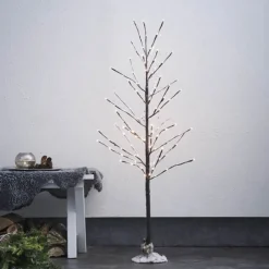 STAR TRADING Julepynt|Julelys Udendørs > LED-dekorationstræ Tobby Tree IP44 brun højde 120 cm