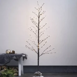 Julepynt|Julelys Udendørs ^ STAR TRADING LED-dekorationstræ Tobby Tree IP44 brun højde 150 cm