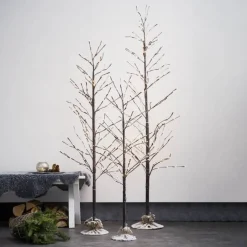 Julepynt|Julelys Udendørs ^ STAR TRADING LED-dekorationstræ Tobby Tree IP44 brun højde 150 cm