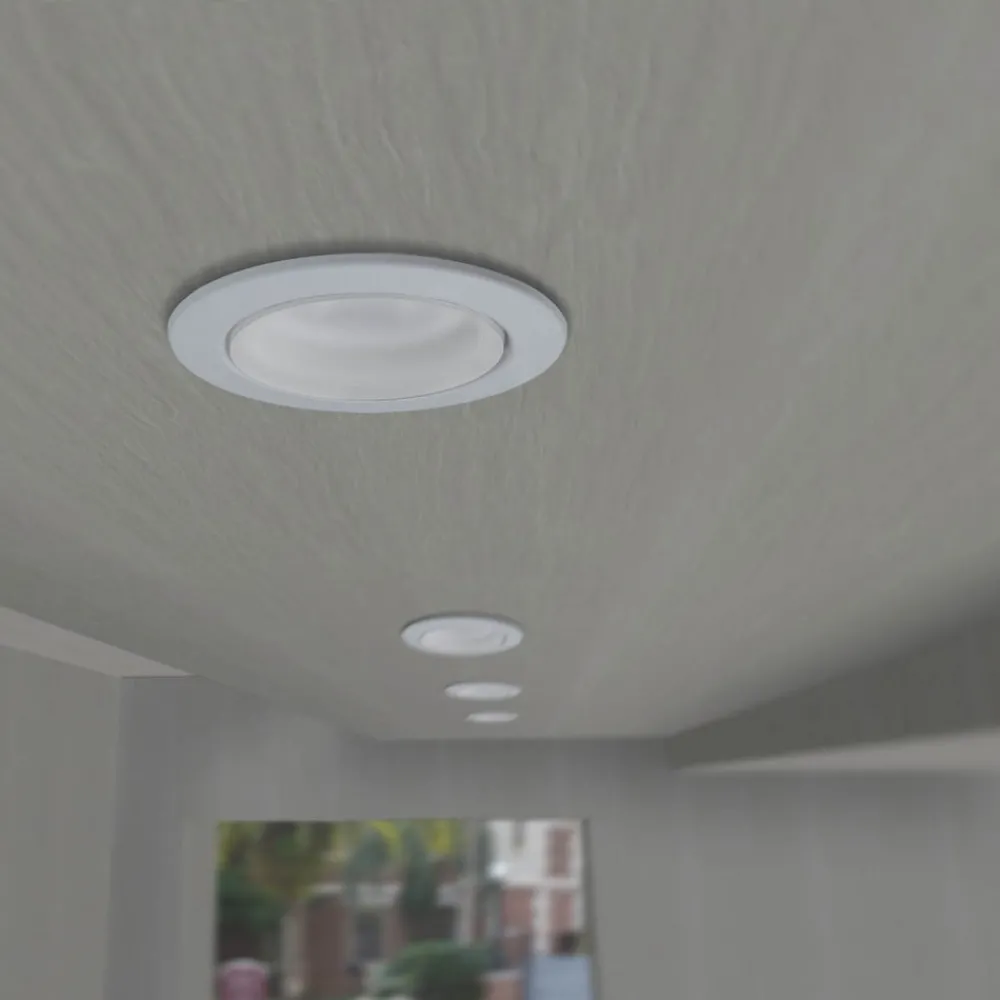 Loftlamper|Indbygningsspots ^ Fumagalli LED-downlight Teresa 90, GU10, CCT, 6W, hvid