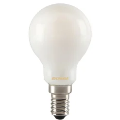 Sylvania Led Pærer > LED-dråbepære E14 ToLEDo RT Ball 4,5W 827 satin