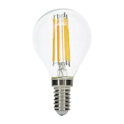 Dæmpbar Led-Pære|Led Pærer ^ ORION LED-dråbepære E14 4,5 W Filament 827 kan dæmpes