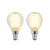 Arcchio Dæmpbar Led-Pære > LED-dråbepære E14 4 W 2.700 K mat dæmpes, 2 stk