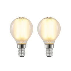 Arcchio Dæmpbar Led-Pære > LED-dråbepære E14 4 W 2.700 K mat dæmpes, 2 stk