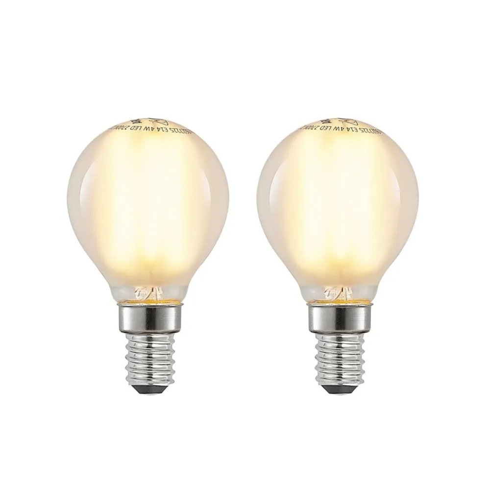 Arcchio Dæmpbar Led-Pære > LED-dråbepære E14 4 W 2.700 K mat dæmpes, 2 stk
