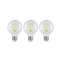 Arcchio Filament Pære > LED E27 4 W G80 2.700 K filament dæmpes klar 3 stk