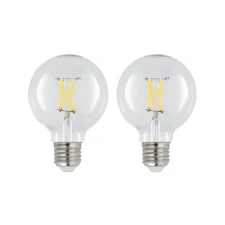 Arcchio Dæmpbar Led-Pære|Filament Pære > LED E27 4 W G80 2.700 K filament dæmpes klar 2 stk