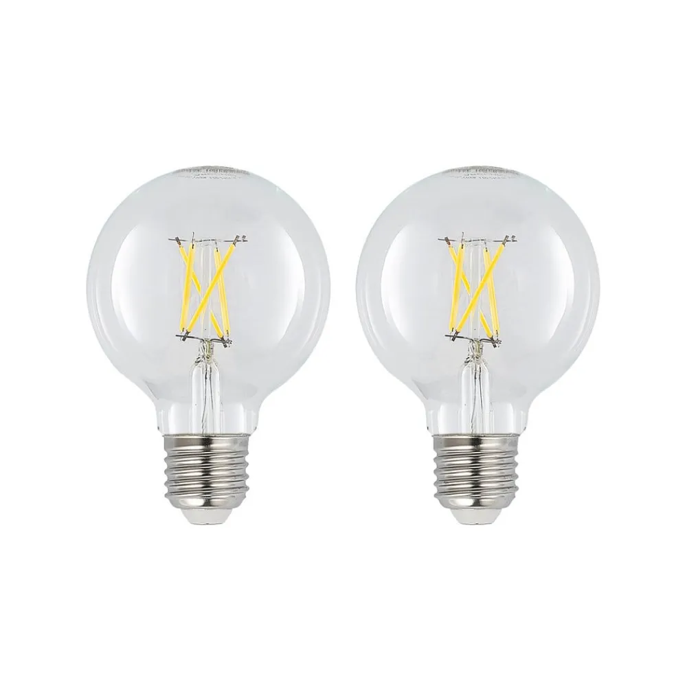 Arcchio Dæmpbar Led-Pære|Filament Pære > LED E27 4 W G80 2.700 K filament dæmpes klar 2 stk