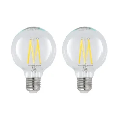 Arcchio Filament Pære > LED E27 8 W G80 2.700 K filament dæmpes klar 2 stk
