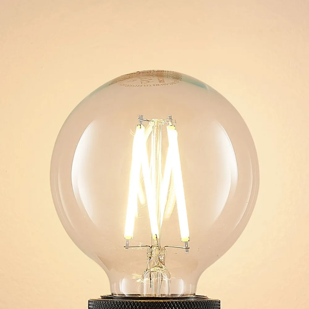 Arcchio Filament Pære > LED E27 8 W G80 2.700 K filament dæmpes klar 2 stk
