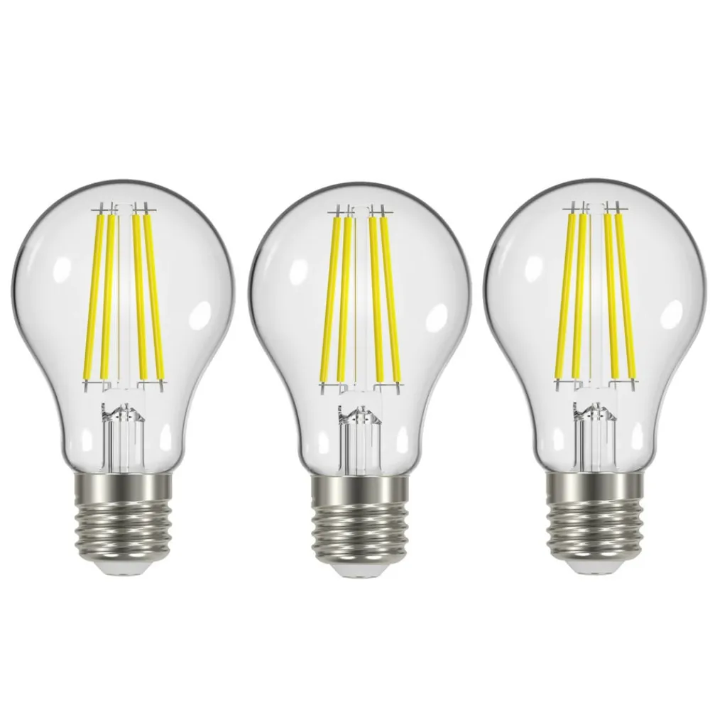 Filament Pære|Led Pærer ^ Arcchio LED-filament E27 2,2 W 2.700 K 470 lm klar, 3 stk