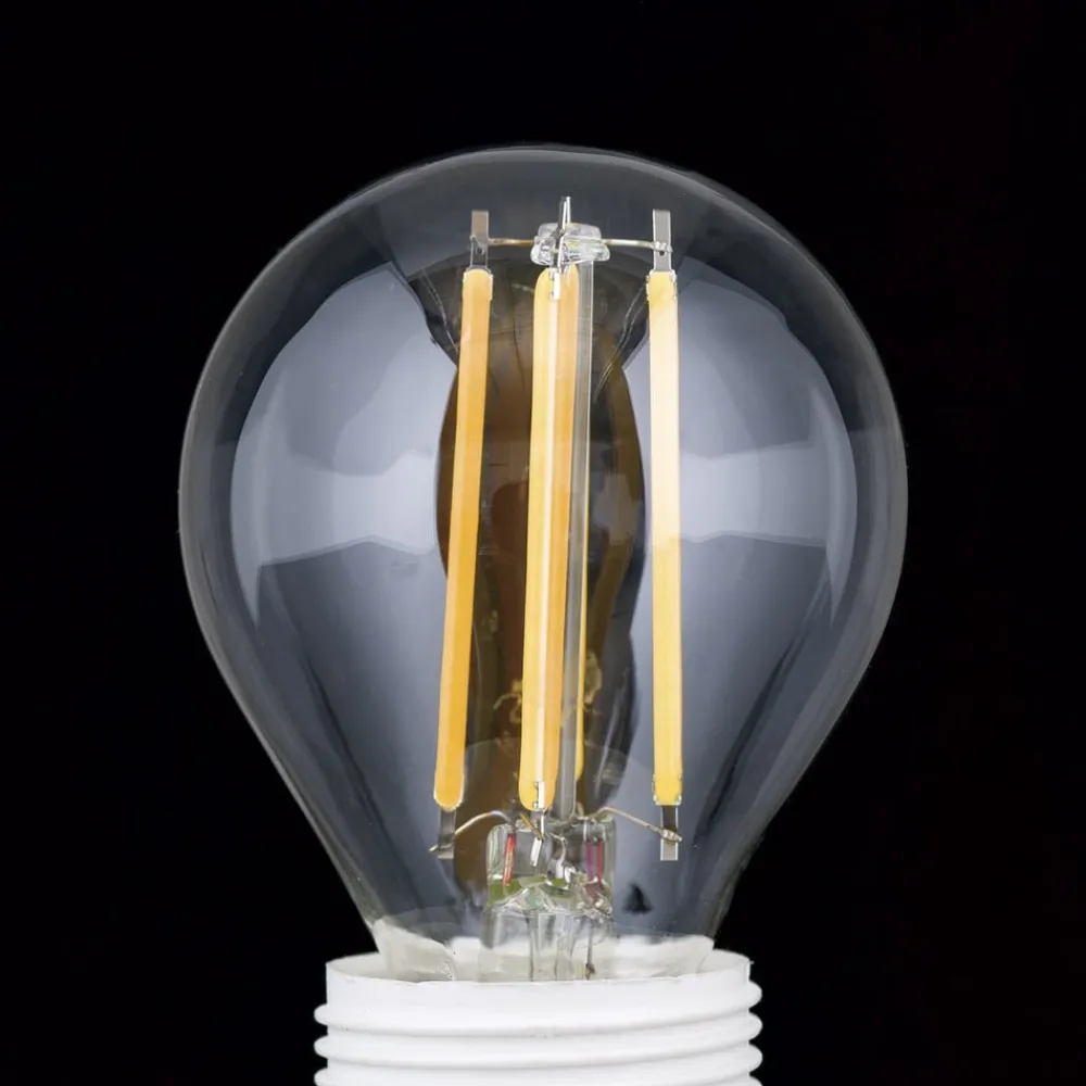 ORION Dæmpbar Led-Pære|Filament Pære > LED-filamentpære E14 G45 klar 6W 827 720lm dæmpbar